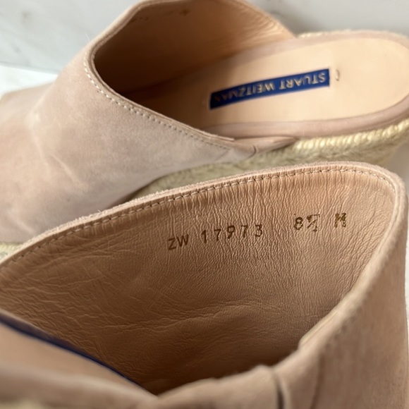 Stuart Weitzman Marabella Slide Espadrille Sandal in Pink - Picture 9 of 11